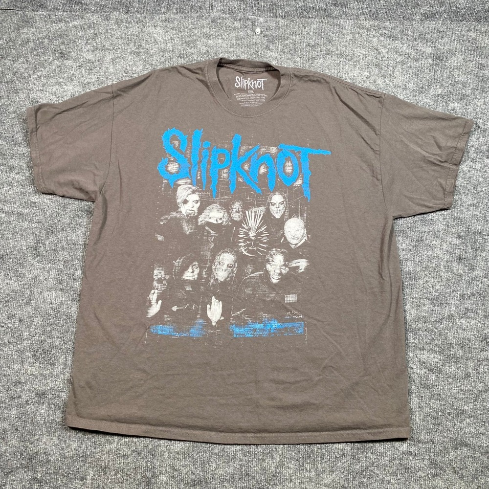 Slipknot We Are Not Your Kind Band T-Shirt Mens XXL Brown Graphic Tee‎ 2019